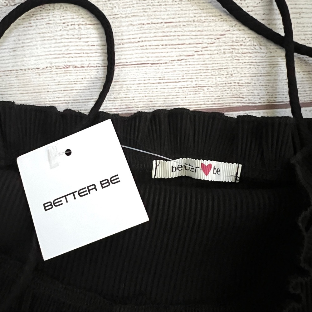 Better Be Ruffle Hem Ribbed Cropped Top - Picture 5 of 12